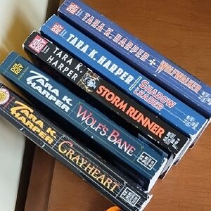 Wolfwalker Series Fantasy Adventure Sword Fights Telepathic Wolf Tara K Harper